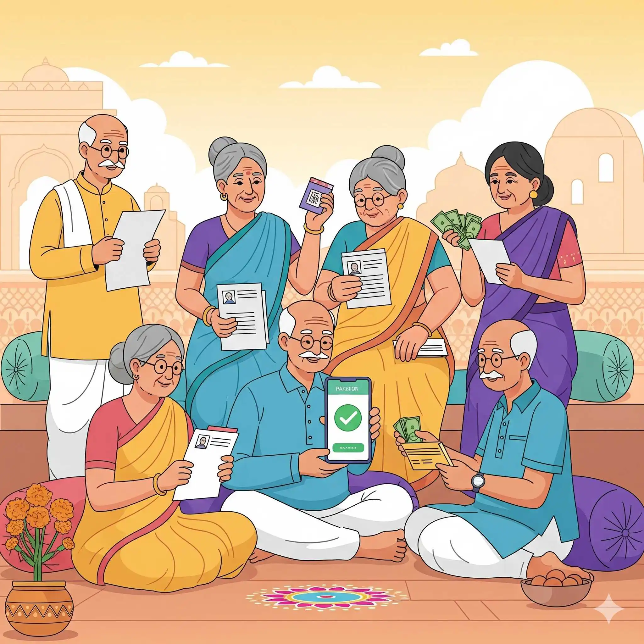 पेन्शन योजना श्रेणी प्रतिमा