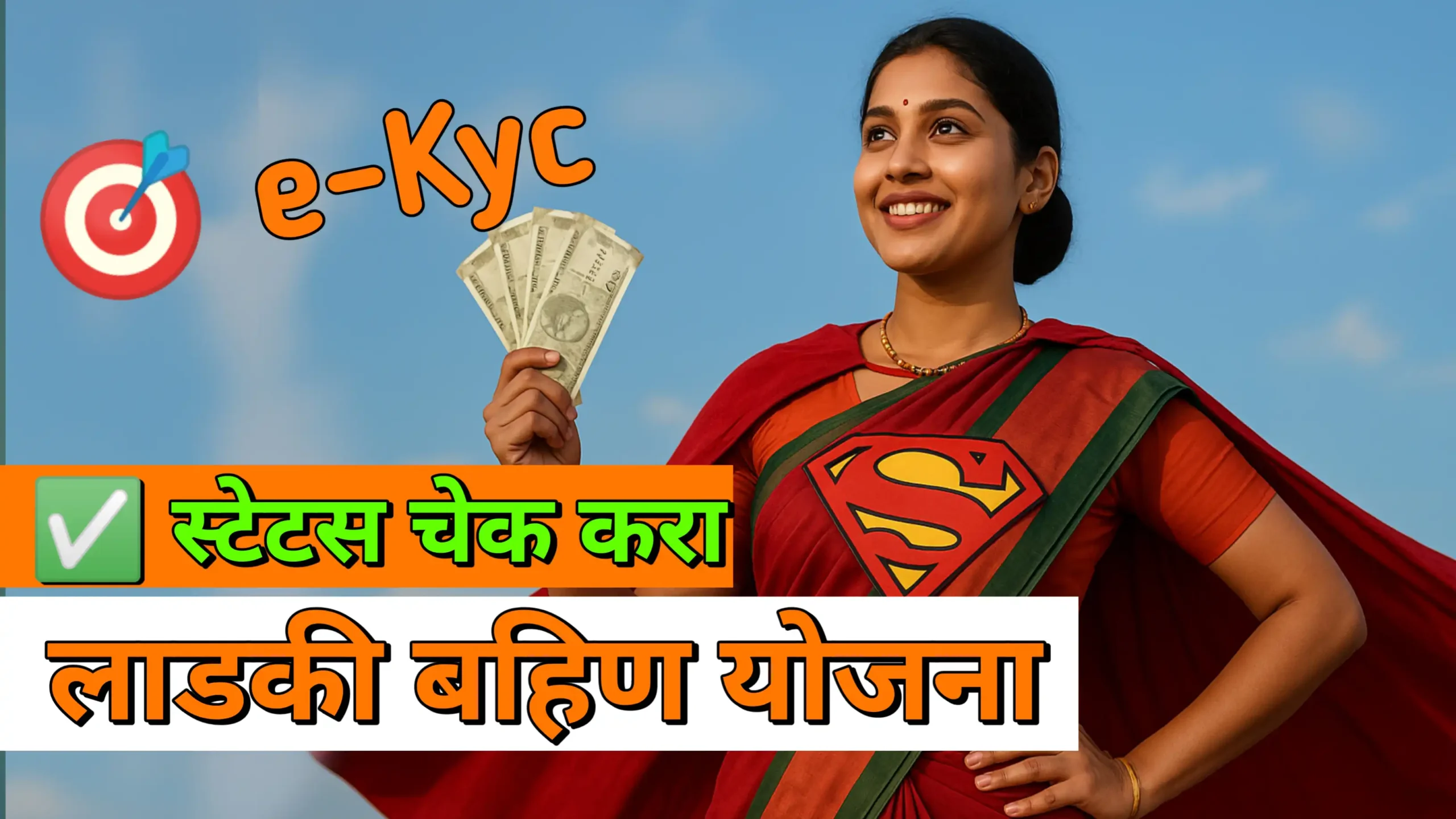 how to check ladki bahin yojana ekyc status